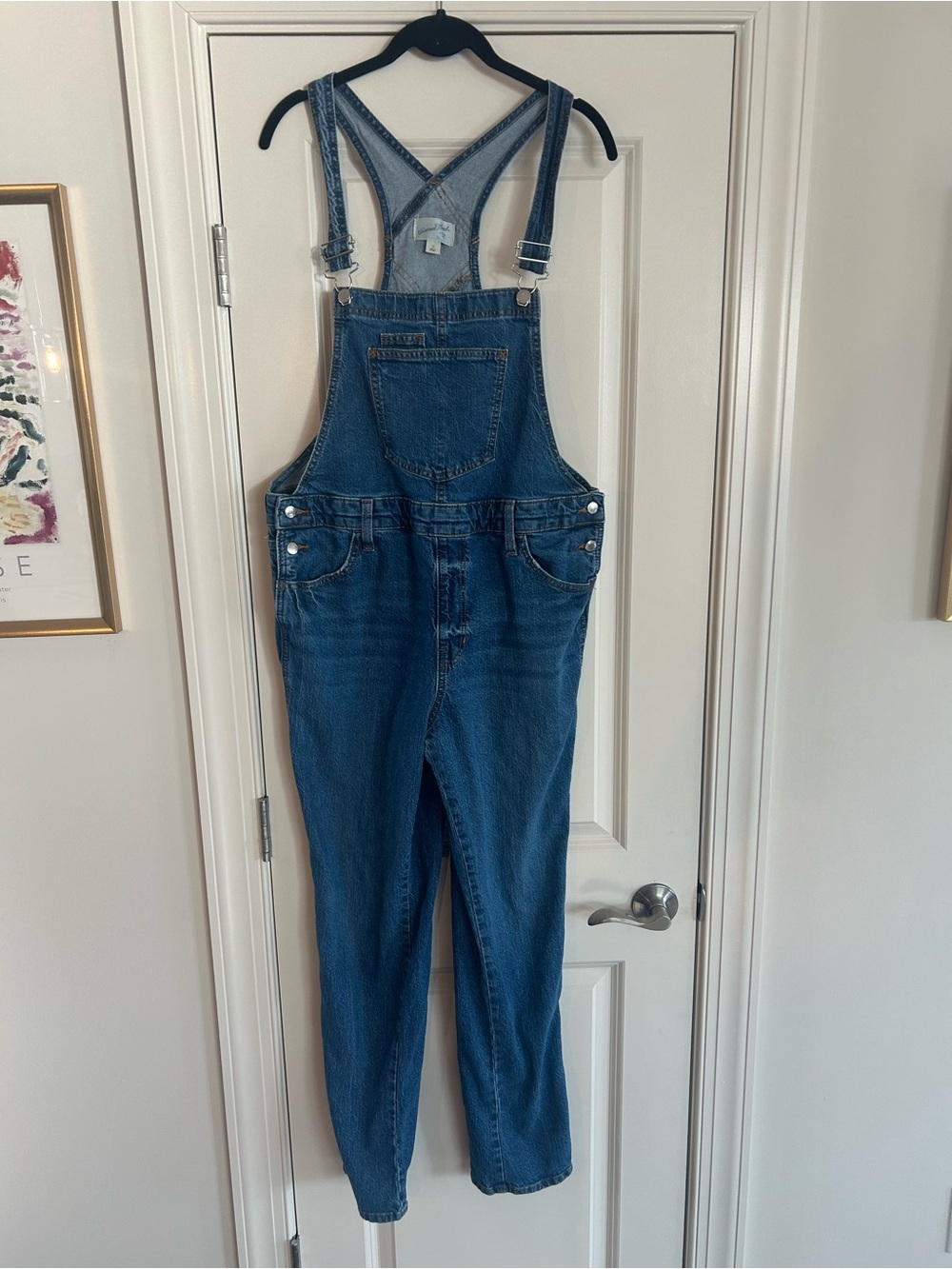 Denim overalls